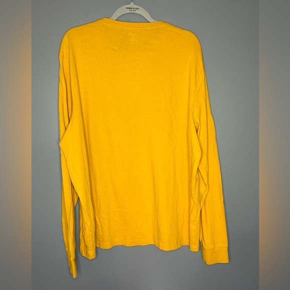 J Crew Soft Washed Long Sleeve Crewneck T-Shirt l Mens Size 2X Gold Luxury Basic - Picture 9 of 9